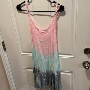 Tie-dye mini dress. One size.